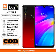 Pihak xiaomi mengatakan redmi 9 adalah smartphone dengan keunggulan lebih performa, lebih kamera, lebih desain, lebih lebih gaya dan lebih murah. Xiaomi Redmi 7 Ram 2 16 Garansi Resmi Tam Black Hp Gaming Hp Murah Hp 2020 Hp Tahan Banting Shopee Indonesia