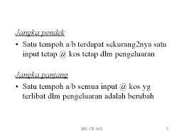 Jangan cuma terpaku dalam upaya menyusun anggaran pengeluaran jangka pendek. Analisis Kos Keuntungan Subtopik Konsepkonsep Kos Fungsi Kos