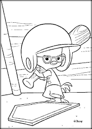 Chicken Little Coloring Pages Baseball Coloring Pages Cartoon Coloring Pages Disney Coloring Pages