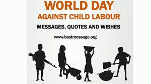 To raise awareness and to prevent child labor, world day against child labour is celebrated on 12 june every year. World Day Against Child Labour Status 2020 Youtube
