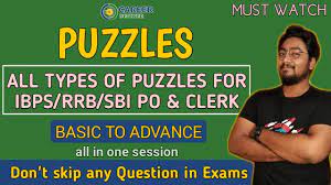 We did not find results for: Puzzles Most Important Types For Bank Exams Ibps Clerk 2020 Sbi Po 2020 Kaushik Mohanty Youtube