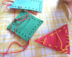 Seniors can often participate in some way in just about any craft activity, and by doing so, improve and maintain their quality of life through engagement. How To Make Foam Lacing Shapes Dementia Activities Dementia Activities Crafts Activities For Dementia Patients