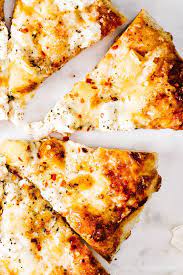 Four Cheese Pizza Mozzarella Parmesan Brie And Ricotta I Am A Food Blog Recipe Cheese Pizza Recipe Four Cheese Pizza Four Cheese Pizza Recipes