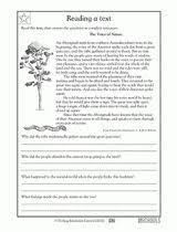 Reading Comprehension Voice Of Nature 4th Grade Reading Writing Worksheet Greatschools Reading Comprehension Reading Worksheets 4th Grade Reading Worksheets