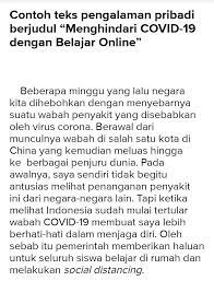 Teks contoh pengalaman liburan dalam bahasa inggris beserta artinya termasuk jenis recount text. Tolong Dong Buat Kan Pengalaman Dalam Belajar Online Dari Menyenangkan Membosankan Atau Sulit Brainly Co Id