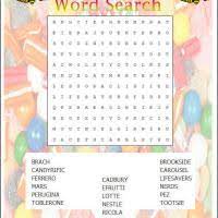 Candy Word Search