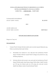 Hukum tertulis yang sudah dikodifikasikan adalah hukum tertulis yang penyusunannya secara sistematis, lengkap, teratur, dan telah dibukukan sehingga tidak perlu adanya peraturan pelaksanaan. Https Pdfcoffee Com Download Finals Hujahan Plaintif Pdf Free Html