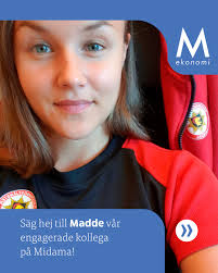 Säg hej till Madde vår engagerade kollega på Midama! 👋 Sedan november 2023  har Madde varit en värdefull del av vårt team och arbetar med allt från  löpande redovisning till bokslut, deklaration