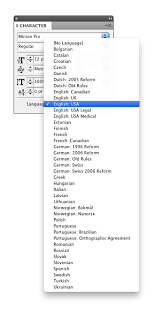 The Typekit Blog How To Enable More Languages In Indesign Cs5 5