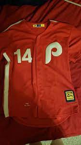 The philadelphia phillies announced wednesday that pete rose won't take part in the team's alumni weekend festivities at citizens bank park from aug. Pete Rose 14 1980 World Series Phillies Jersey Sidelineswap