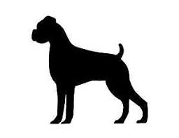 Black And White Boxer Dog Clip Art Boxer Image Vector Clip Art Online Royalty Free Public Domain Boxer Dog Tattoo Dog Silhouette Dog Tattoos