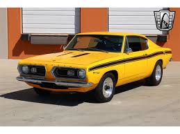 Image result for Yellow 1967 Barracuda