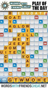 Pin On Words With Friends Play Of The Day