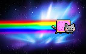 Nyan Cat Wallpaper By Explosivepixel On Deviantart Nyan Cat Cat Wallpaper Rainbow Cat