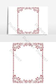 Use a large set of beautiful photo frames to make your photo in a unique style. Red Color Vintage Vector Border Frame Design Png Images Eps Free Download Pikbest