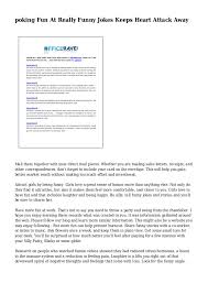 2 people who throw kisses are hopelessly lazy. Poking Fun At Really Funny Jokes Keeps Heart Attack Away