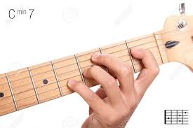 How do you play the c# minor scale on the guitar? Cm7 Minor Seventh Keys Guitar Tutorial Series Closeup Of Hand Playing C Minor Seventh Chord On Guitar Isolated On White Background Stock Photo Picture And Royalty Free Image Image 80524555