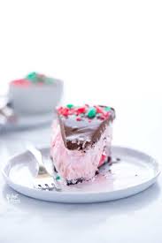 The nutrition information is based on standard product formulations and serving sizes. Peppermint Ice Cream Pie With Chocolate Ganache What The Fork