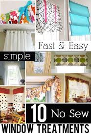 No Sew Window Treatments Diy Window Treatments Diy Window Home Decor