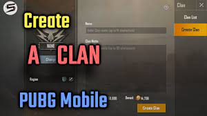 How To Create A Clan In Pubg Mobile Youtube