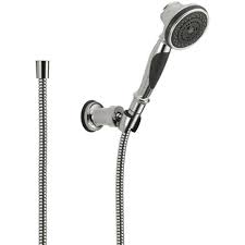 Delta roman tub filler faucets. Delta 3 Spray Wall Mount Hand Shower In Chrome 55021 The Home Depot