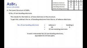 Asbr3 Lewis Structure Molecular Geometry Youtube
