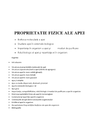 Imagistica prin rezonanta magnetica este un test care se foloseste de un camp magnetic si de pulsuri de radiofrecventa pentru vizualizarea imaginii imagistica prin rezonanta magnetica. Proprietatile Fizice Ale Apei