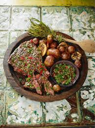 Felicitas Pizarro S Skirt Steak Recipe Jamie Oliver Kuche Rezepte Essen Und Trinken