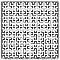 Show your kids a fun way to learn the abcs with alphabet printables they can color. Fractal Coloring Pages Ultra Coloring Pages