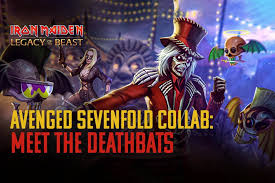 IRON MAIDEN's 'Legacy Of The Beast' Mobile Game Collaborates With AVENGED  SEVENFOLD's 'Deathbats Club'