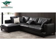 L shape sofa or l type sofa design for living room is to give comfort in the most unlikely corners of your home. China New Modern Design L Shape Sofa Set Large Corner Sofa Chair China Couches Black Leather Couch