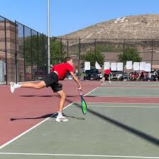 Region 10 boys tennis: unbeaten Crimson Cliffs atop standings with 1 week  left in region play