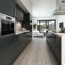 Jun 24, 2021 · give your kitchen an instant update with modern, matte black pulls that won't damage wood cabinets. Modern Kitchen With Black Cabinets Novocom Top