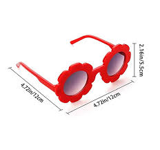 Seekingtag children stylish cute glasses frame quantity: Toddler Kids Cute Vintage Flower Eyewear Sunglasses Sun Protection Uv400 Summer Outdoor Glasses For Girls And Boys Girls Clothing Accessories Ayalonlaw Co Il