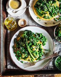 So This Is Just Up On My Blog My Favourite Gram Flour Crepes With Chunky Pea Mint Mash Soft Leeks Braised Little Gem A Pea Recipes Cuisine Recipes Recipes