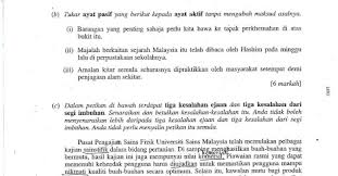 Menjadikan segala bentuk aktifitas kehidupan di dunia baik ketika bekerja maupun belajar guna menambah keimanan serta ketakwaan terhadap allah swt. Laman Bahasa Melayu Spm Ulasan Dan Cadangan Jawapan Soalan 3 A Membina Ayat Menggunakan Frasa Yang Diberi Soalan 3 B Kajian Ayat Dan Soalan 3 C Mengesan Kesalahan Ejaan Dan Imbuhan Soalan Spm 2018