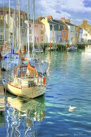 Barques Et Bateaux 56 Peinture Paysage Peinture Bateau Paysage De Mer Peinture