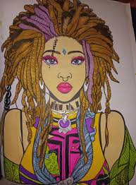 Mixed medium; I think the mediums are the message; I just don't understand  my creation. It was refreshing to create though.