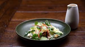 Matt S Thai Inspired Sausage Is Served With Flavoursome Charred Squid And An Aromatic Curry Leaf Masterchef Aust Masterchef Recipes Sour Orange Orange Recipes
