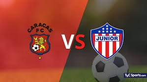 Hora del partido junior vs caracas: A Junior Le Alcanzo Con Un Gol Para Vencer Por 2 A 1 A Caracas Tyc Sports