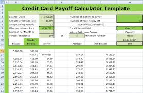 Credit Card Payoff Calc Sada Margarethaydon Com