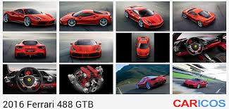 Turbocharging means it breathes deeply—then it takes your breath away. 2016 Ferrari 488 Gtb Caricos