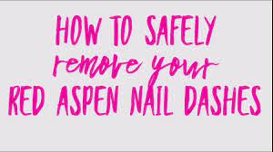 Dashes can be worn for up to 2. Removing Your Red Aspen Nail Dashes Youtube