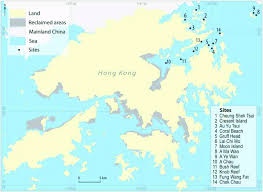 Map Of Hong Kong Numbers Represent Survey Sites Where Coral Cover Data Download Scientific Diagram