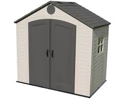 Vinyl storage shed with floor. Plastic Sheds Resin Storage Shed Kits