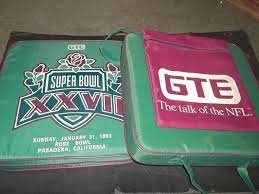 Lot 2 Super Bowl 27 Xxv11 Seat Cushions Dallas Cowboys Vs Buffalo Bills 1993 Dallascowboys Cowboys Vs Rose Bowl Pasadena Dallas Cowboys