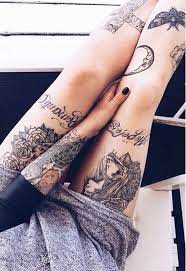 Rick Johnson 1950 2006 Thigh Tattoo Designs Tattoos Leg Tattoos