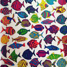 Amazon com lost ocean an inky adventure colouring book. Stephanie Goudie On Instagram Finally Finished Only Took Me 2 Full 5 Hour Plane Rides Lostocean Fish Arttherapy Fishies Colou Ausmalen Malen Kinder
