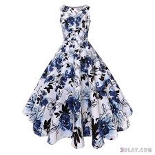 فساتين صيفية قصيرة موضة 2018 موديلات فساتين 3dlat Com 12 18 7c39 Vintage Midi Dresses White Vintage Dress Vintage Dress Blue