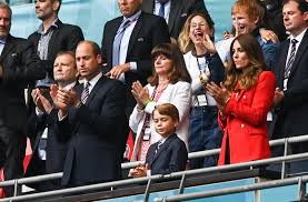 Kate middleton and prince william took prince george to watch england play germany in the uefa euro 2020 tournament match at wembley stadium. Ycob6j0teh Tm